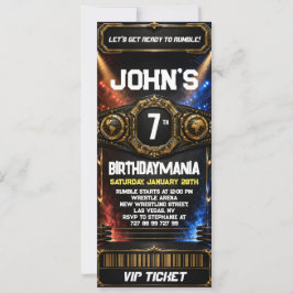 Tema de Convite de Ingresso para Festa de Aniversá