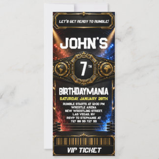 Tema de Convite de Ingresso para Festa de Aniversá