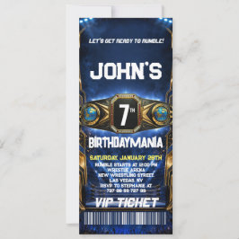 Tema de convite de ingresso para festa de aniversá
