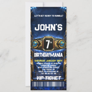 Tema de convite de ingresso para festa de aniversá