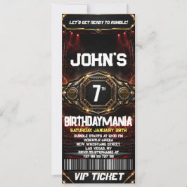 Tema de Convite de Ingresso para Festa de Aniversá