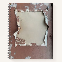 Tema de Decadência Urbana - Notebook Espiral com T