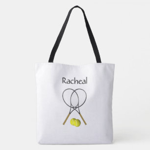 Tema de esporte duplo Tênis personalizado Tote Bag
