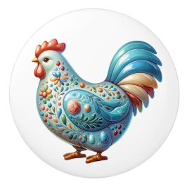 Tema de frango cerâmico
