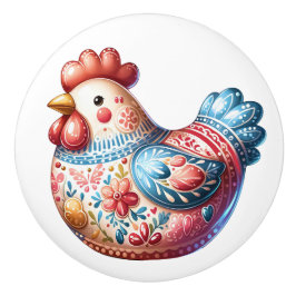 Tema de frango cerâmico