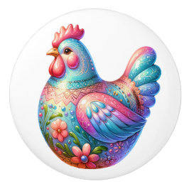 Tema de frango cerâmico