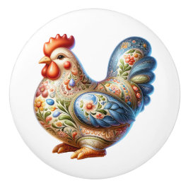 Tema de frango cerâmico
