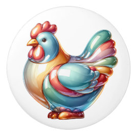 Tema de frango cerâmico