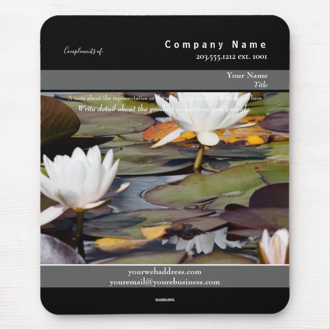 Tema de Lily do Mousepad do promocional - HAMbyWG (Frente)