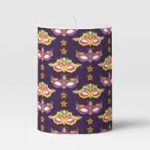 Tema de mascarada Carnaval Roxo