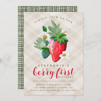 Tema de Morango, Primeiro Aniversário, Aniversário