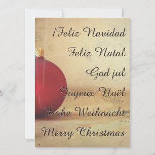 Tema de Natal com bola de Natal