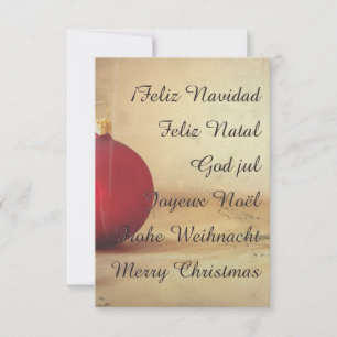 Tema de Natal com bola de Natal