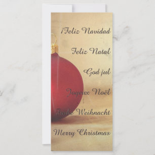 Tema de Natal com bola de Natal