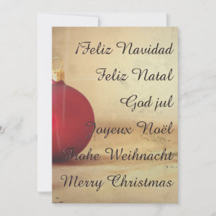 Tema de Natal com bola de Natal