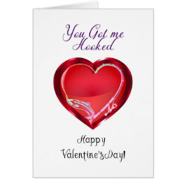 Tema De Pesca Do Cartão De namorados Você Me Engan