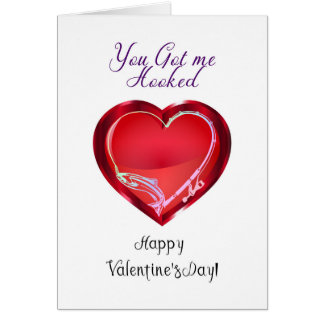 Tema De Pesca Do Cartão De namorados Você Me Engan