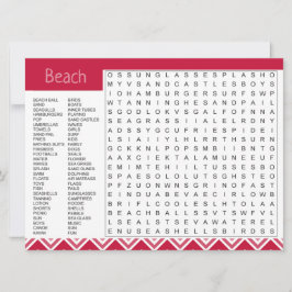 Tema de Praia Sem Cartão de Jogo