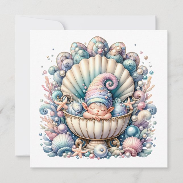 Tema do bebê precioso - Convite (Frente)