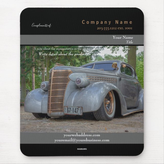 Tema do Carro do Mousepad do promocional - HAMbyWG (Frente)