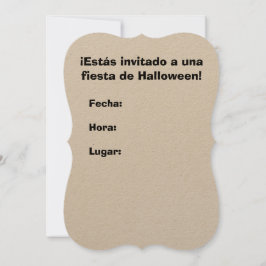 Tema do Dinossauro do Convite para Festas de Hallo