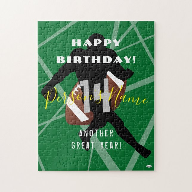 Tema do FUTEBOL Quebra-cabeça do serrote HAMbyWG (Vertical)