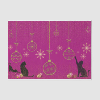 Tema do gato com papel de tecido presente, Gatito