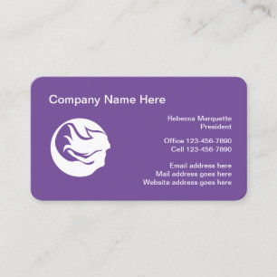 Tema do logotipo Mermaid Cartões de visitas de ca