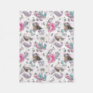 Tema do oceano de cobertor de sereia