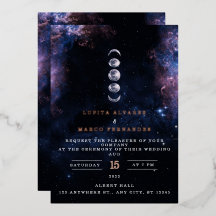 Tema espacial elegante Astronomia Casamento da Lua