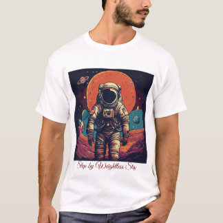 Tema Espacial Homens - Camisa T - Camisa Gravidade