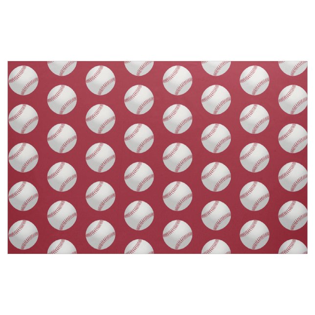 Tema Esportivo Vermelho E Branco Tecido De Padrão  (Fat Quarter)