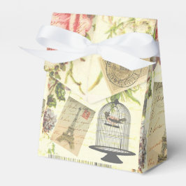 Tema Francês Vintage Paris Favorece Caixas
