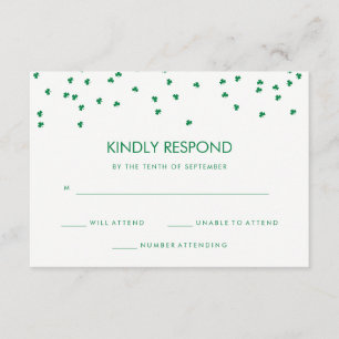 Tema Irlandês Shamrock Confetti   Resposta de casa