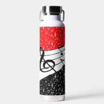 tema musical vermelho e preto