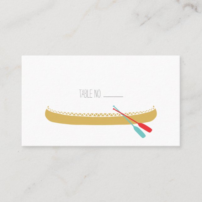 Tema Nativo | Cartões de Escolta (Frente)