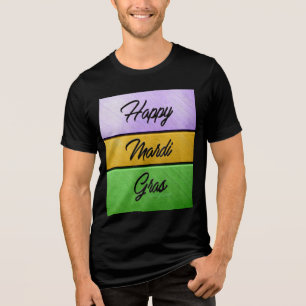 Tema ousado do Mardi Gras roxo dourado da Slippery