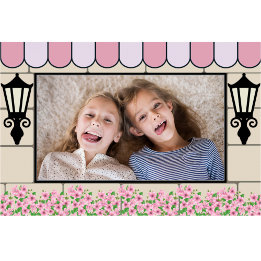 Tema parisiense francês Foto de aniversário poster