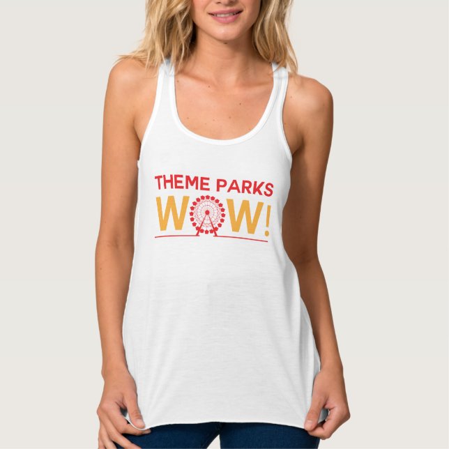 Tema Parks Uau!  Tank Top Uau! (Frente)