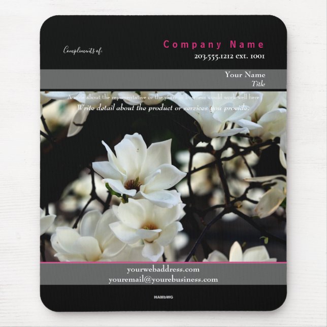 Tema Promo Mousepad Magnolia - HAMbyWG (Frente)