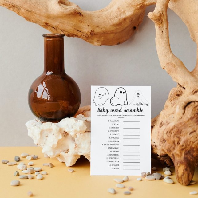 Temas do Dia das Bruxas - jogo do chá de fraldas (Criador carregado)