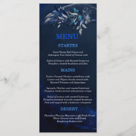 Temas editáveis para cartão de menu da festa de ca