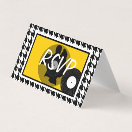 Temático amarelo, preto e branco com verificação d