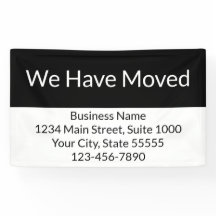 Temos Anúncio de negócios preto e branco