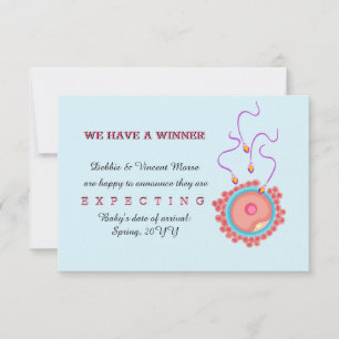 Temos um anúncio de gravidez vencedora