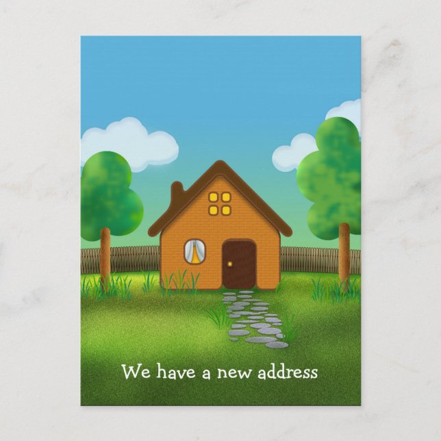 Temos um novo endereço - Convite postal (Frente)