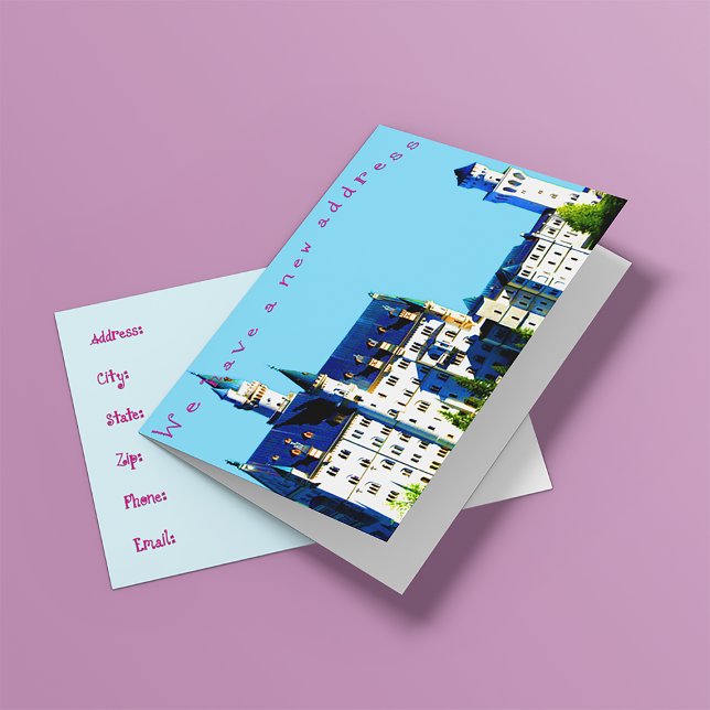 "Temos Um Novo Endereço", Modelo de Anúncio (Criador carregado)