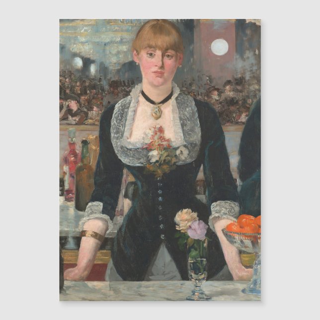 Temperamental Barman Parisiense Manet Um Bar no Fo (Frente)