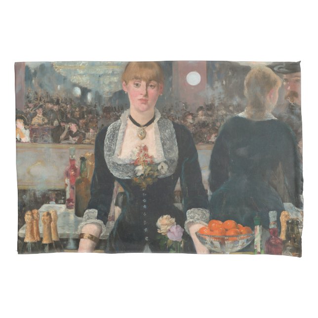 Temperamental Barman Parisiense Manet Um Bar no Fo (Frente)