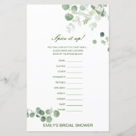 Tempero Editável Está Acima, Nomeie o Chuveiro de 